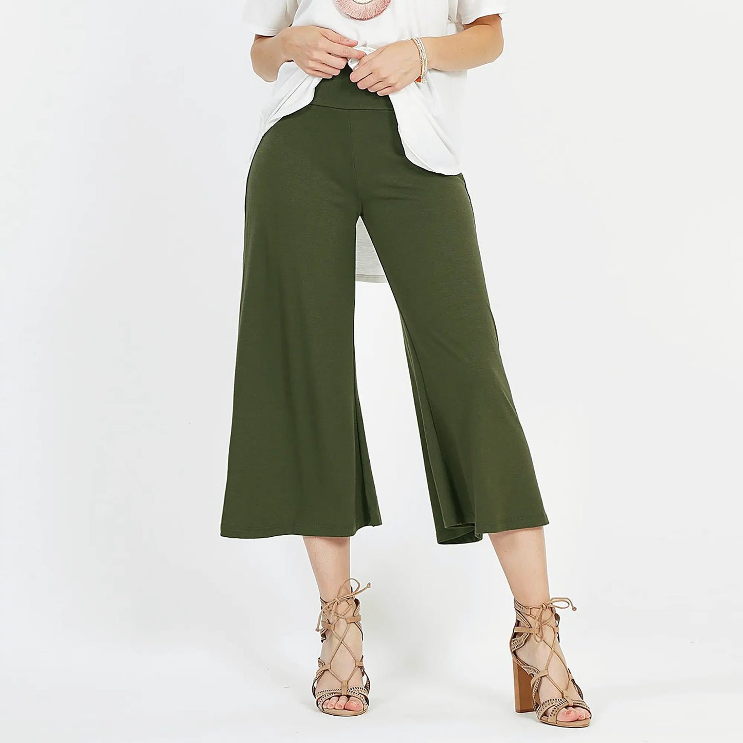 Junie Ultra-Soft 4-Way Stretch Pull on Gaucho