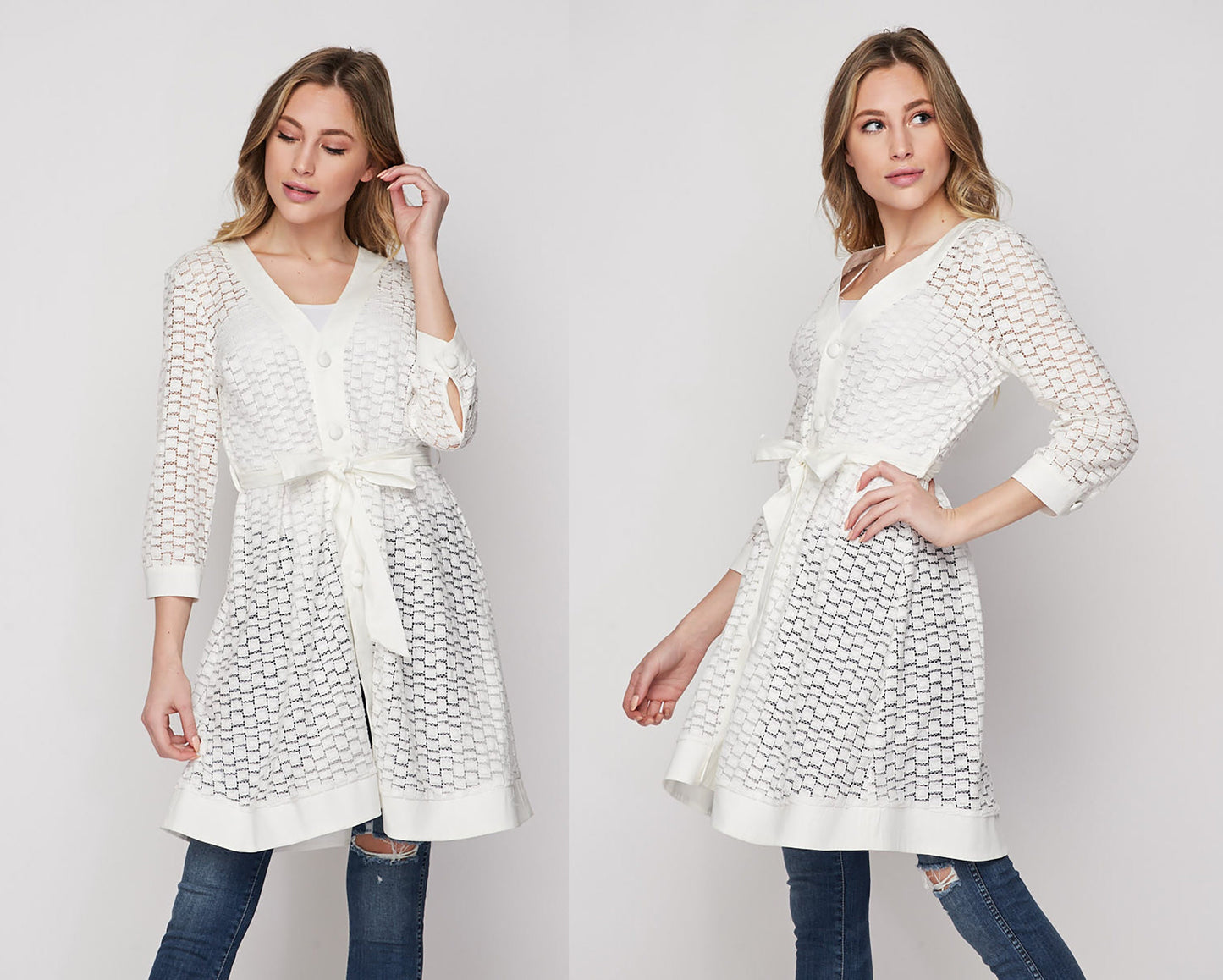 Eyelet Cardigan, Cover-up