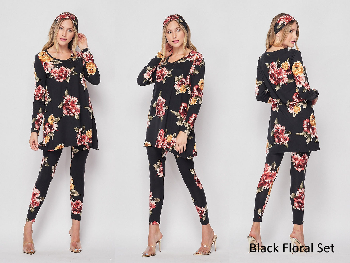 Premium Butter Soft Supper Stretch Printed Leggings Set / Plus Size Leggings / 4 Way Stretch Leggings / Yoga leggings / Contour Leggings