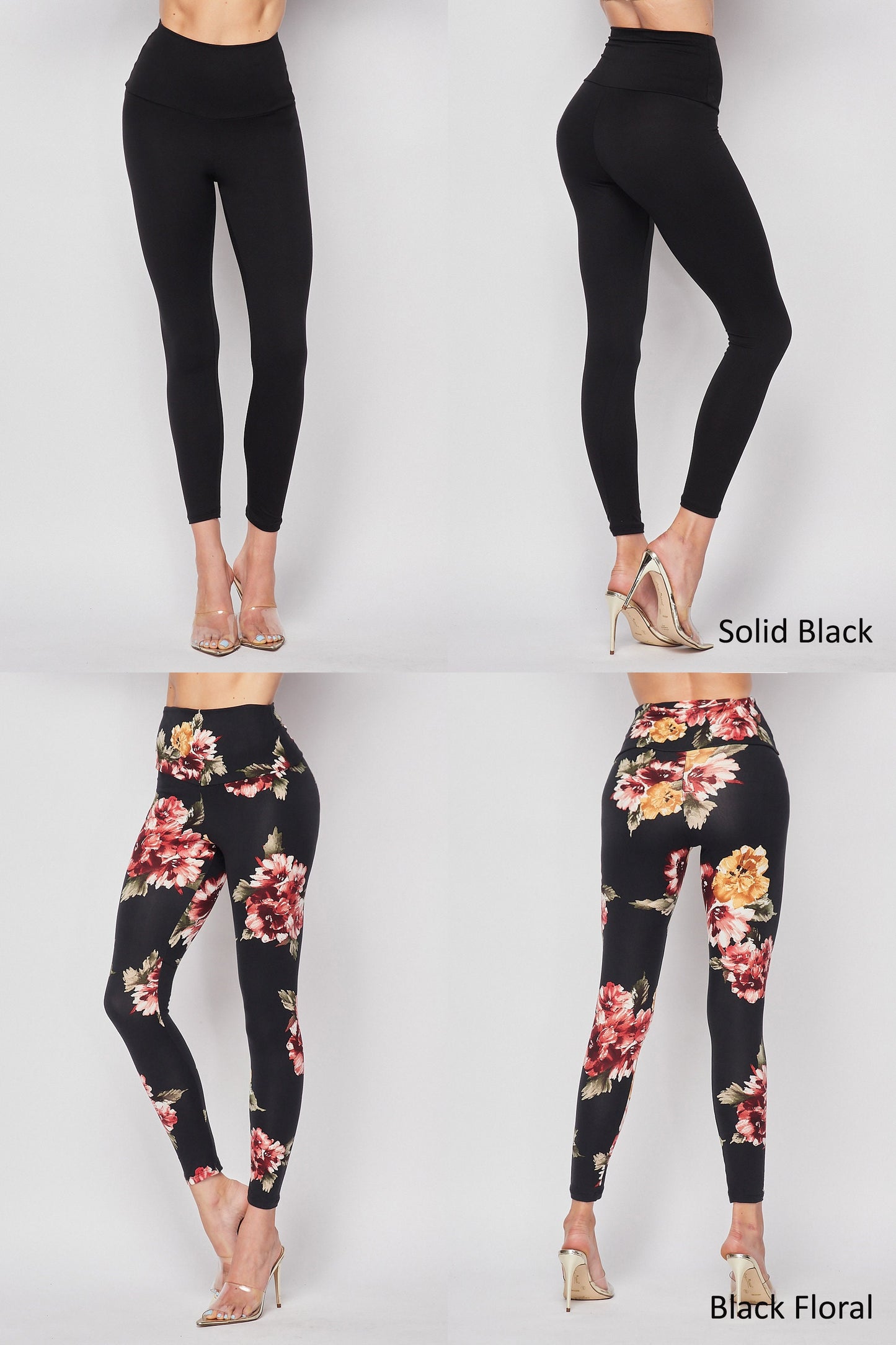 Premium Butter Soft Supper Stretch Printed Leggings Set / Plus Size Leggings / 4 Way Stretch Leggings / Yoga leggings / Contour Leggings