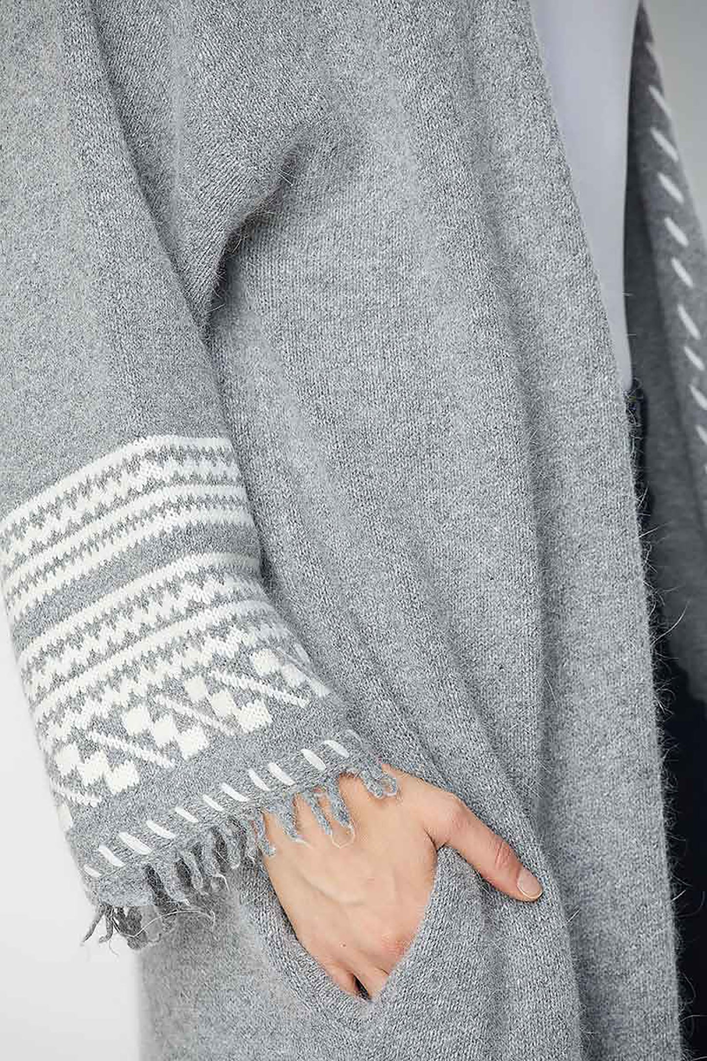 Viscose Wool Knit Duster Cardigan, Wool Sweater Coat, Wool Cardigan, Long Sweater Cardigan, Multi Yarn Sweater Cardigan, Gift wrapping