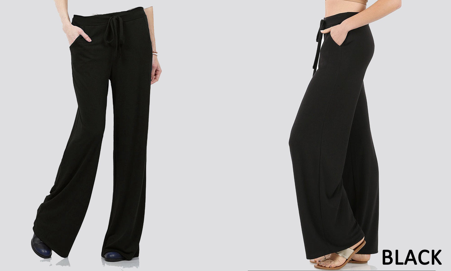 Upcycled butter Soft Lounge Pants, Palazzo Pants, Plus Size Lounge Pants, Wide Leg Pants, Pajama Pants, Gaucho, Sustainable, Made in USA