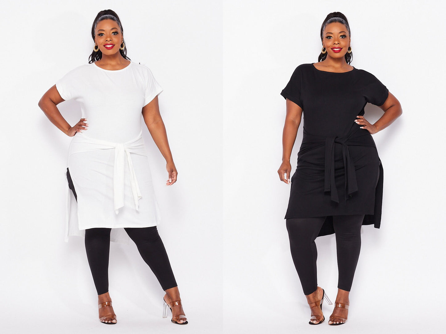 Customizable Minimalist Long Tunic - Lightweight Modal Viscose French Terry - Handcrafted Comfort