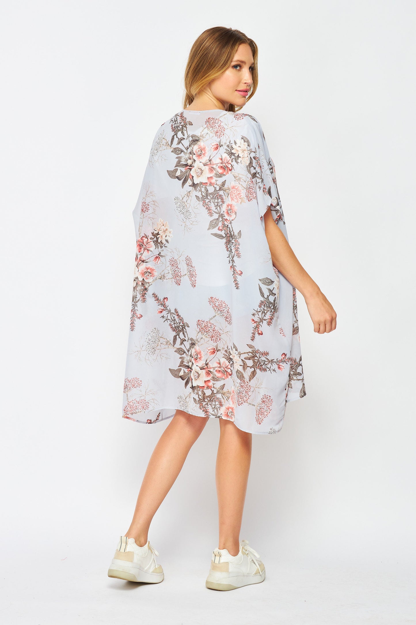 Upcycled Kimono Robe – Lightweight Beach Cover-Up | Regular & Plus Size