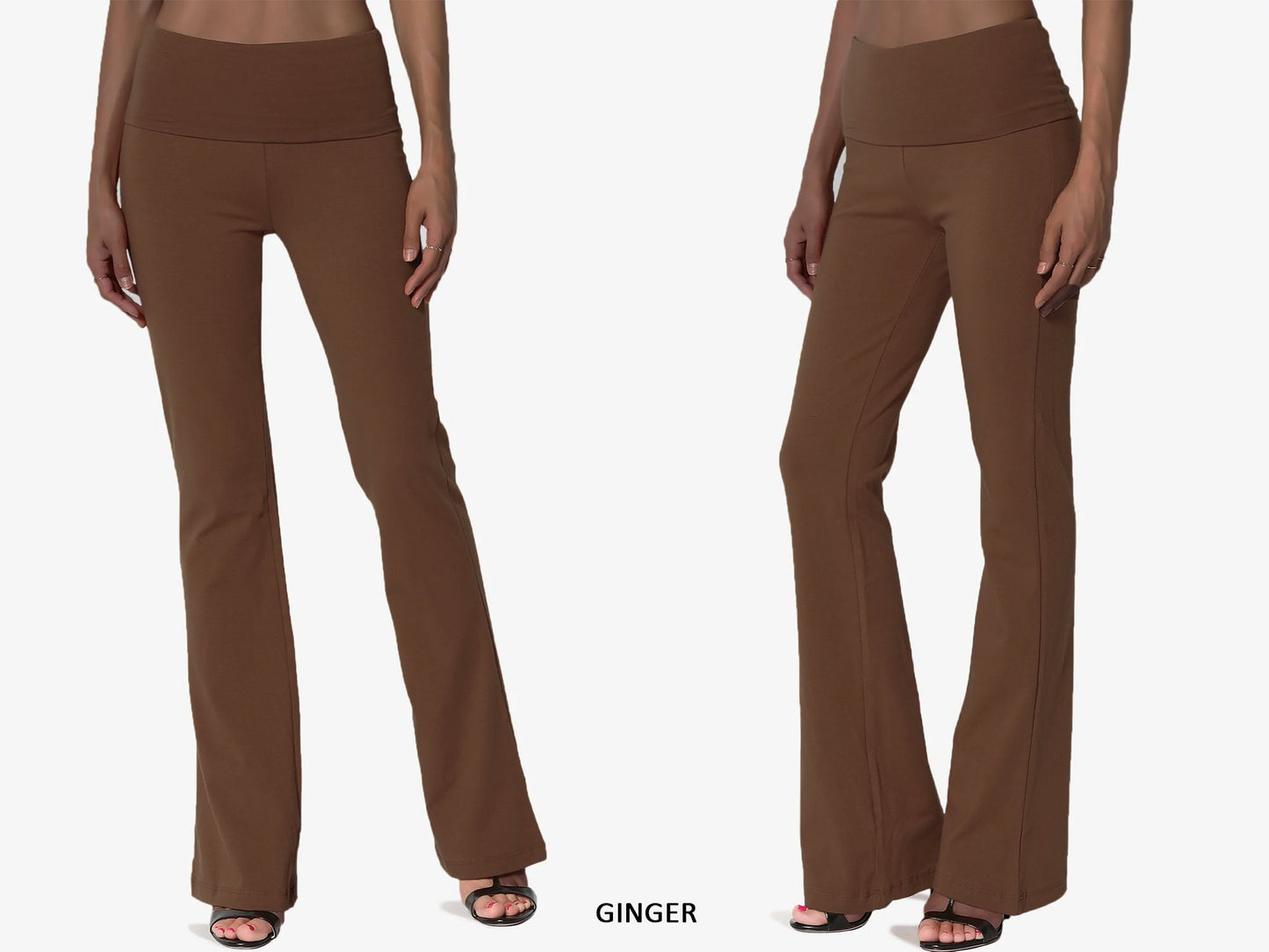 Upcycled Buttery Slim Straight Leg Yoga Pants, Maternity Friendly, Made in USA