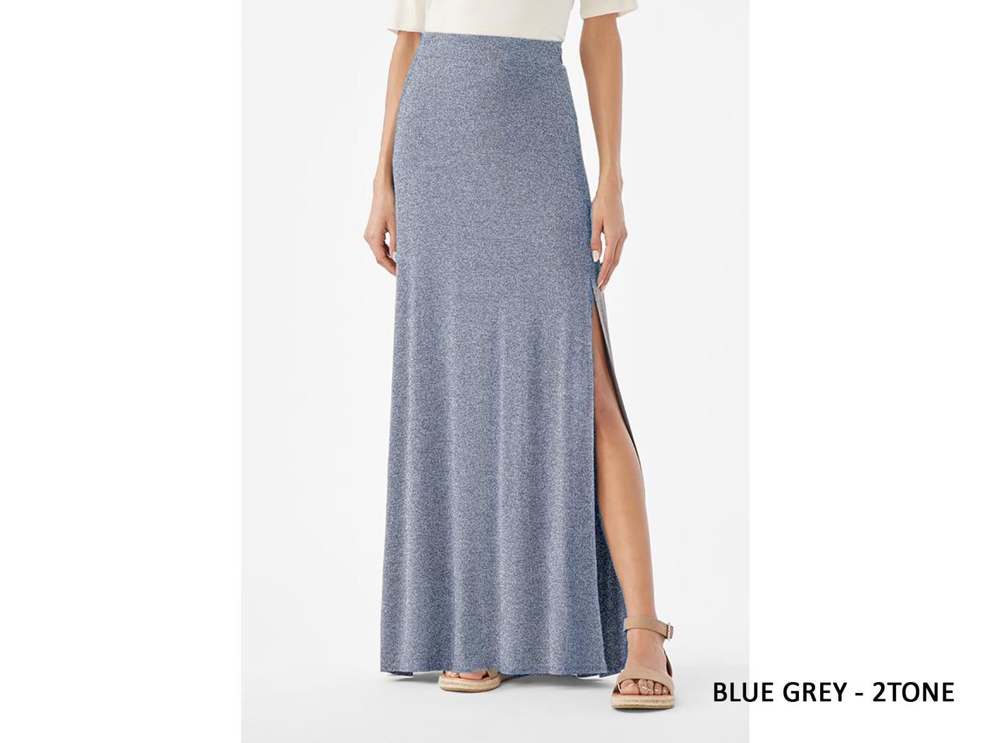 Upcycled butter Soft Maxi Skirt With Slit, Plus Size Maxi Skirt, Loungewear, Lounge Skirt, Ethical, Sustainable, Made in USA