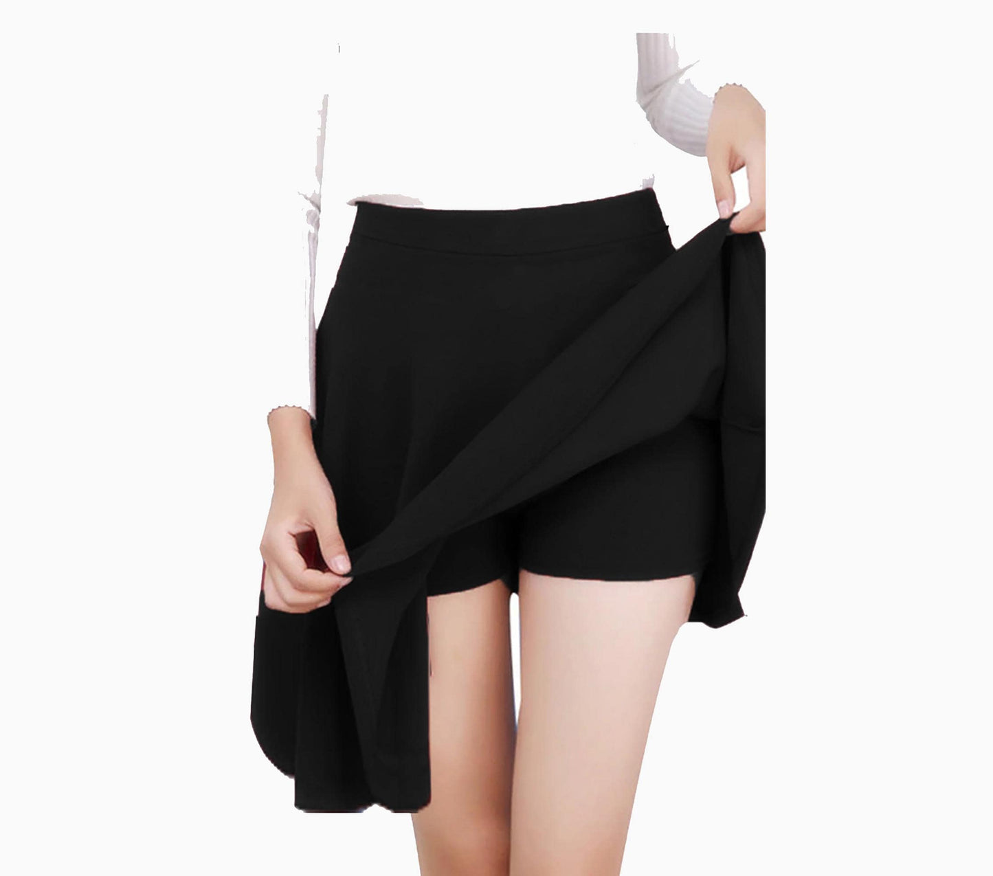 Skort, Built in Shorties, Skirted Leggings, Tennis Skort, Skirt Shorts, Shirt extender, Plus Size Skort, Flared shorties
