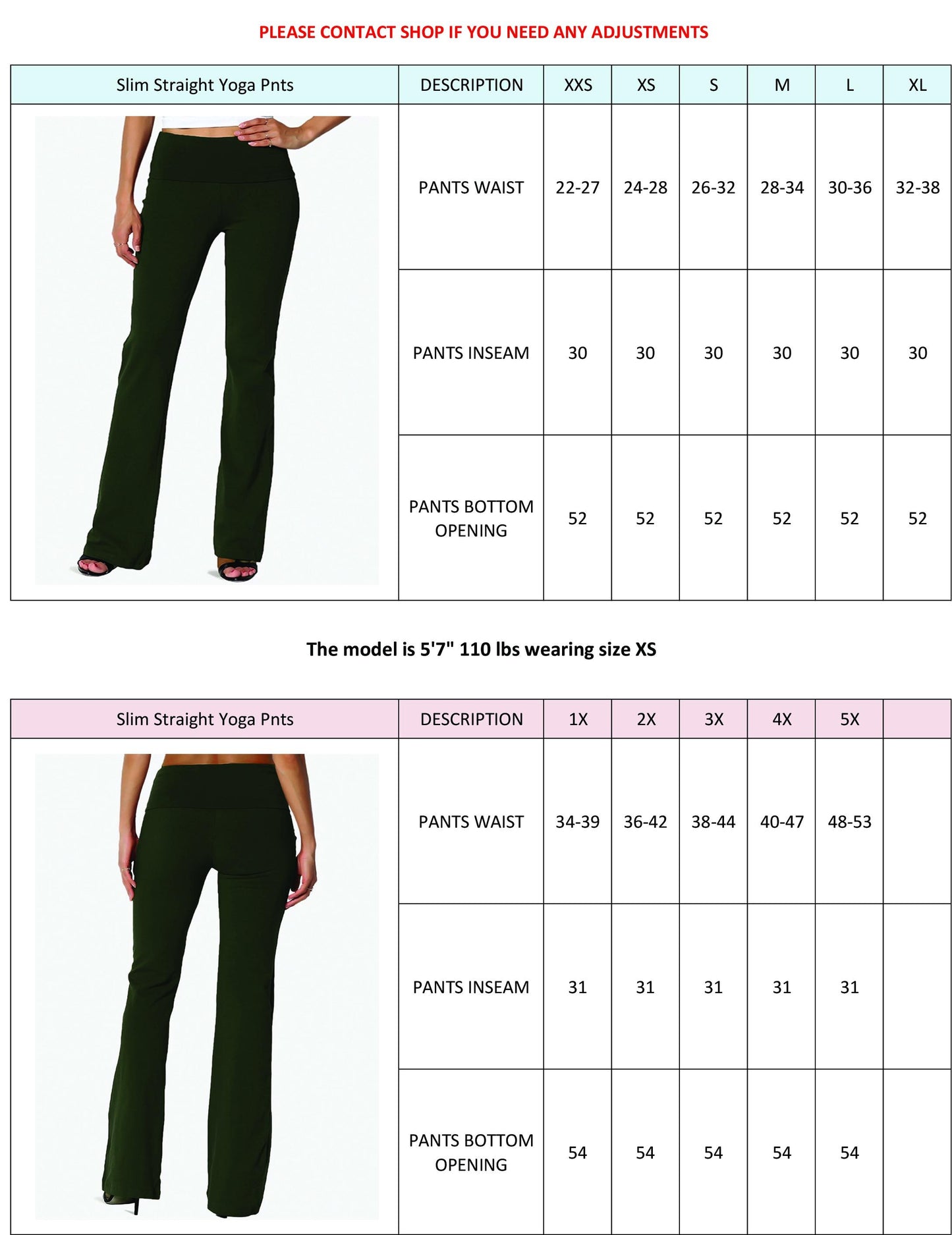 Upcycled Buttery Slim Straight Leg Yoga Pants, Maternity Friendly, Made in USA
