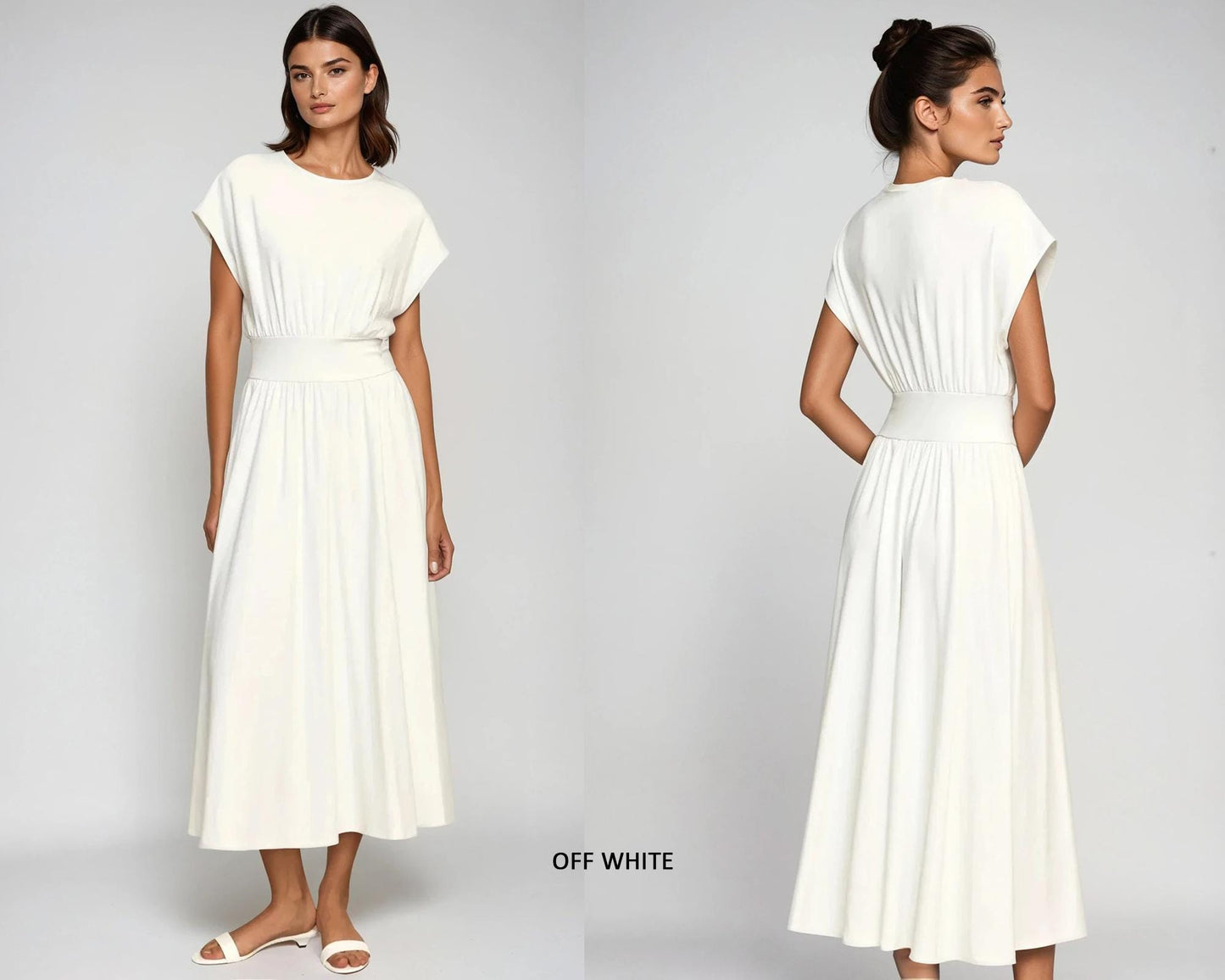 Soft Knit Maxi Dress with Pockets – Custom Petite, Plus & Tall, Pockets, 4-Way Stretch, Travel-Friendly
