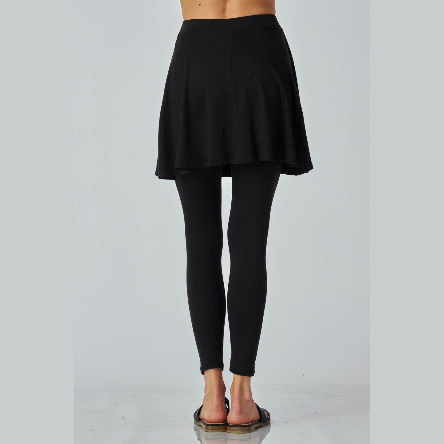 Mini Flared Skirted Leggings, Butter Soft Leggings Skirt, Plus Size Skirted Leggings, Cover up Skirt Leggings, Shirt Extender