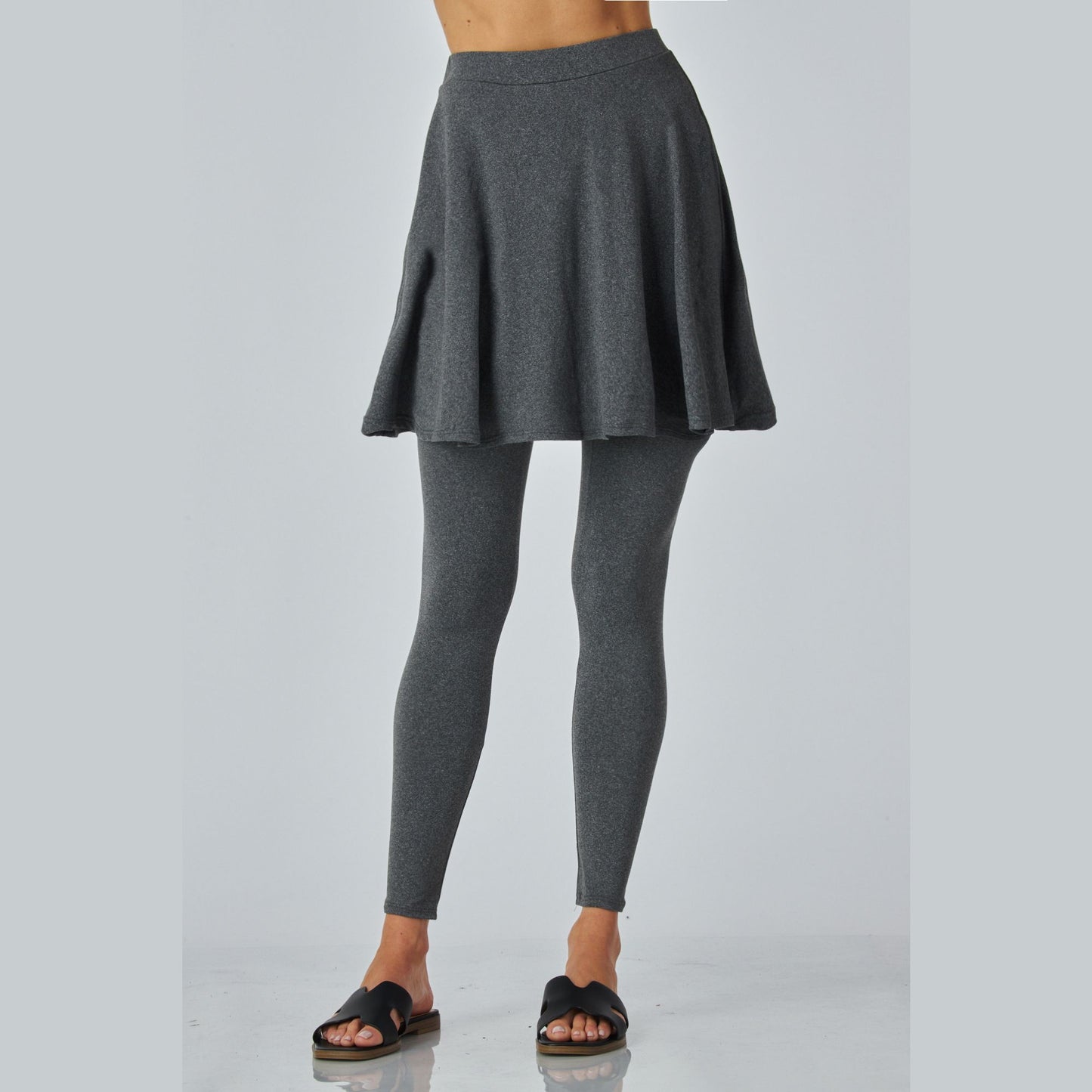 Mini Flared Skirted Leggings, Butter Soft Leggings Skirt, Plus Size Skirted Leggings, Cover up Skirt Leggings, Shirt Extender