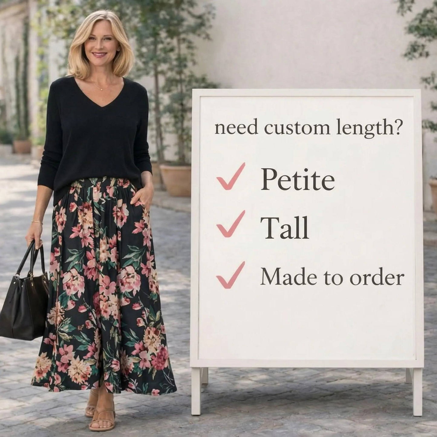 Paperbag Waist Maxi Skirt with Pockets