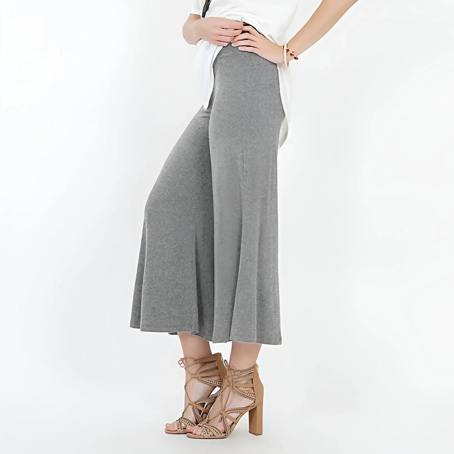 Ultra-Soft 4-Way Stretch Culotte – High-Waisted, Custom Fit, Maternity & Recovery Friendly