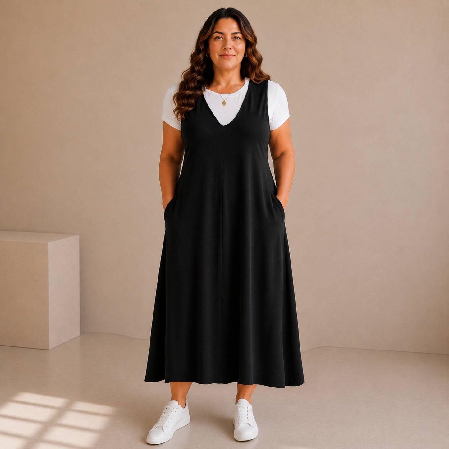 Pinafore Overall Dress