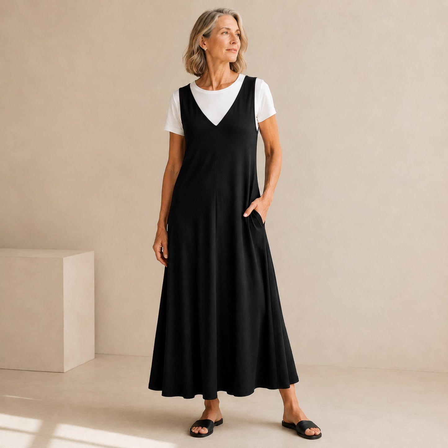 Pinafore Overall Dress