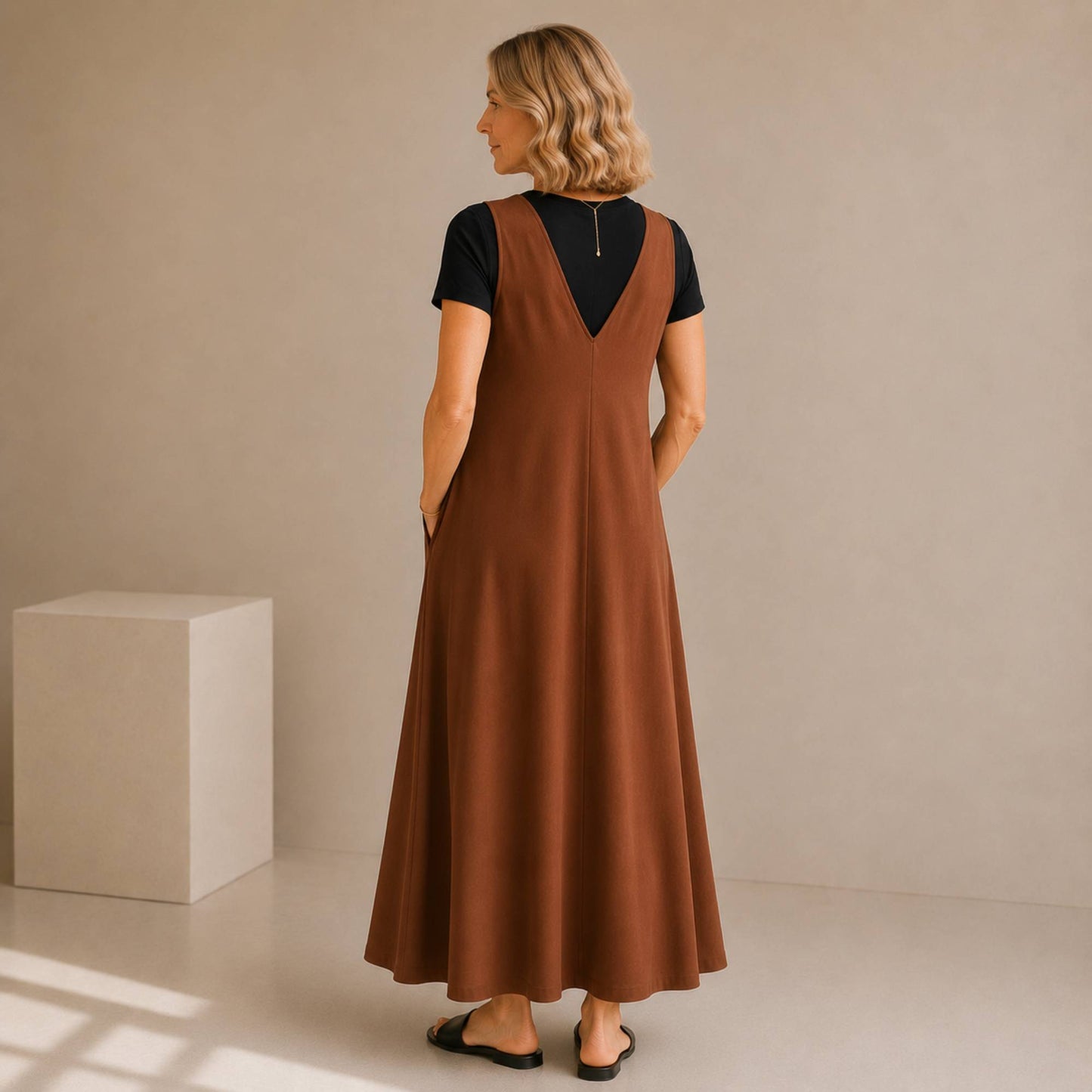 Pinafore Overall Dress
