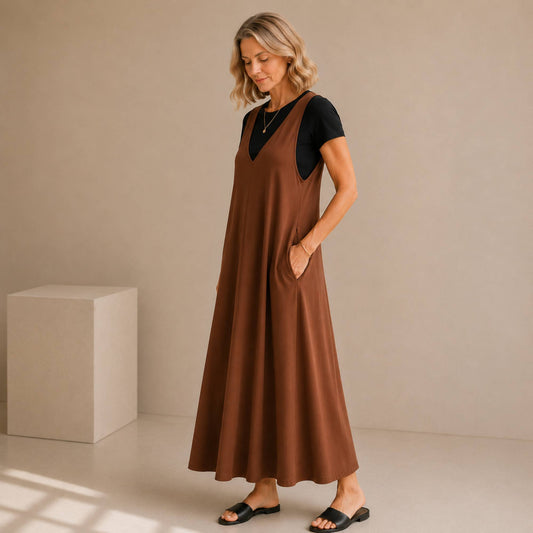 Pinafore Overall Dress