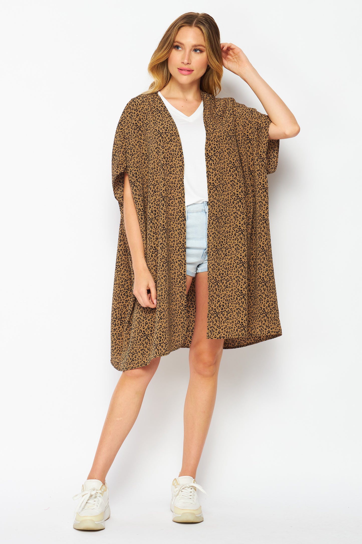 Upcycled Kimono Robe – Lightweight Beach Cover-Up | Regular & Plus Size