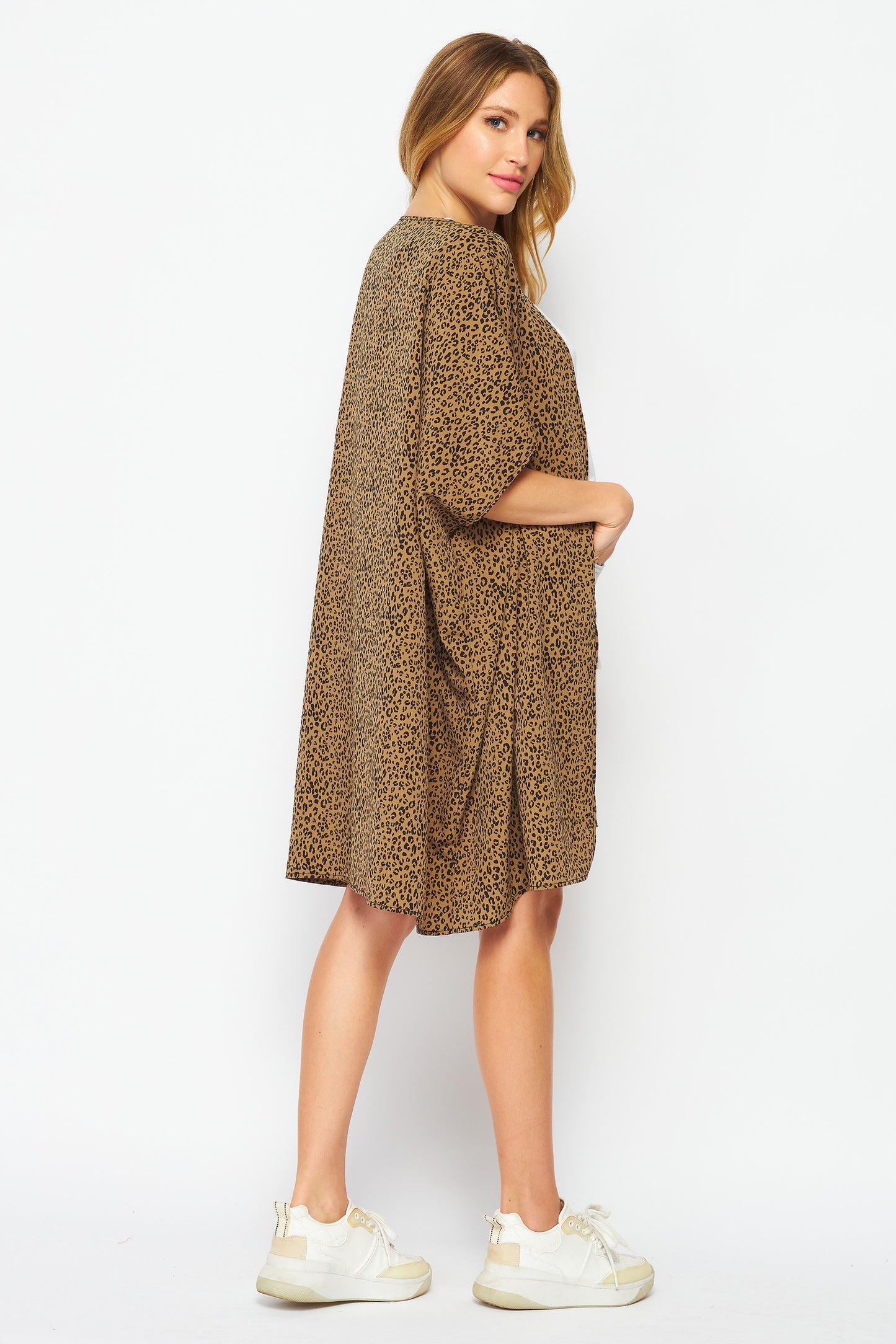 Upcycled Kimono Robe – Lightweight Beach Cover-Up | Regular & Plus Size