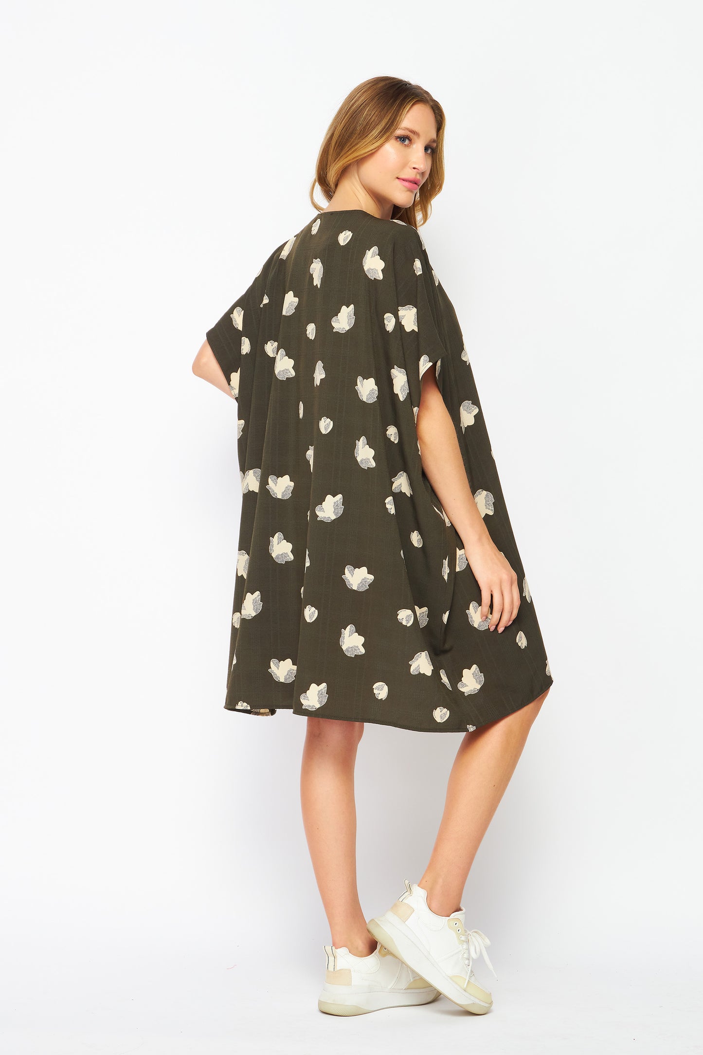 Upcycled Kimono Robe – Lightweight Beach Cover-Up | Regular & Plus Size