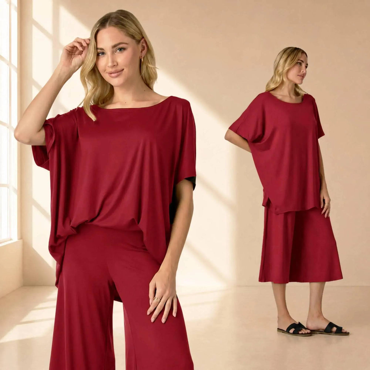 Oversized Dolman Sleeve Top