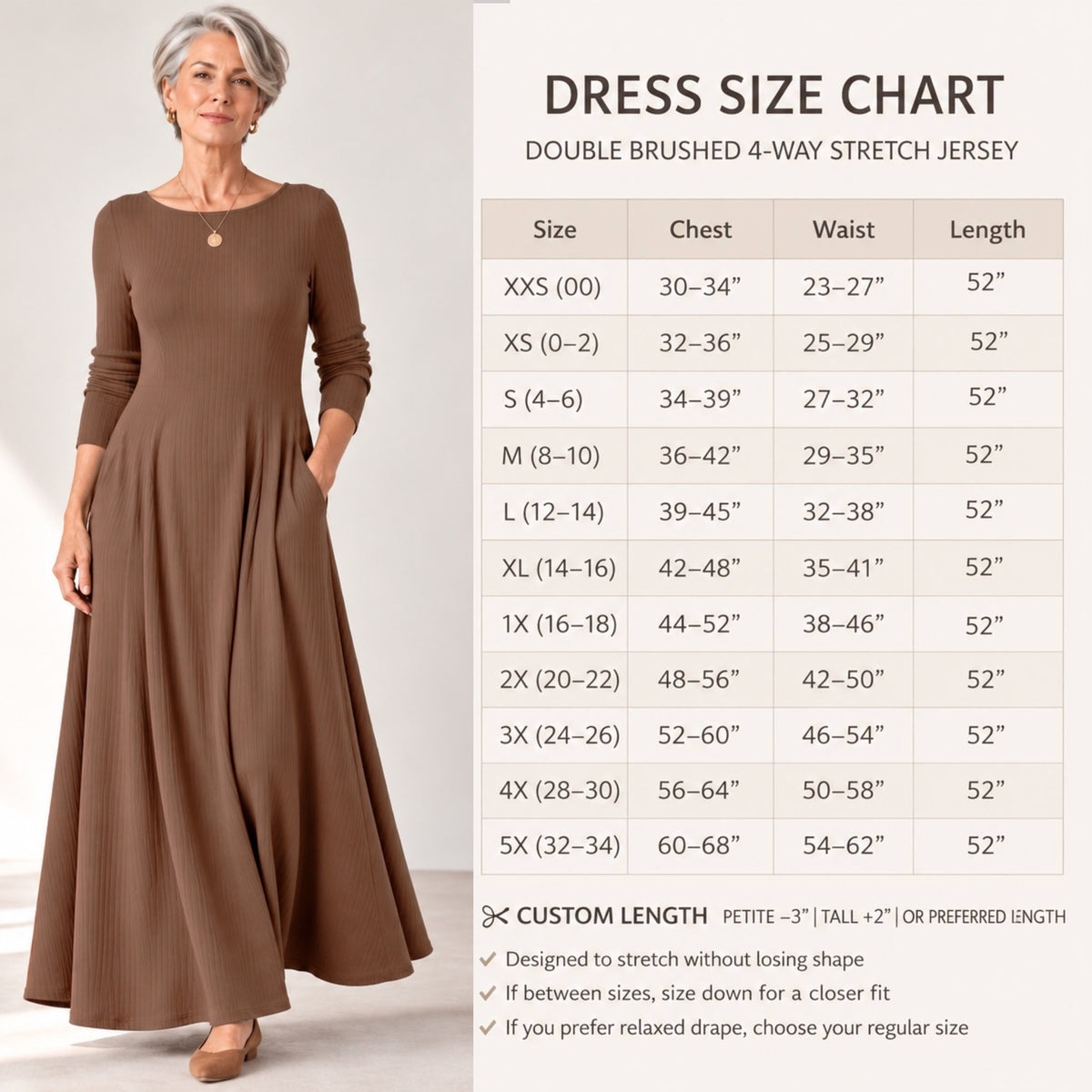 Boat Neck Long Sleeve Maxi Dress