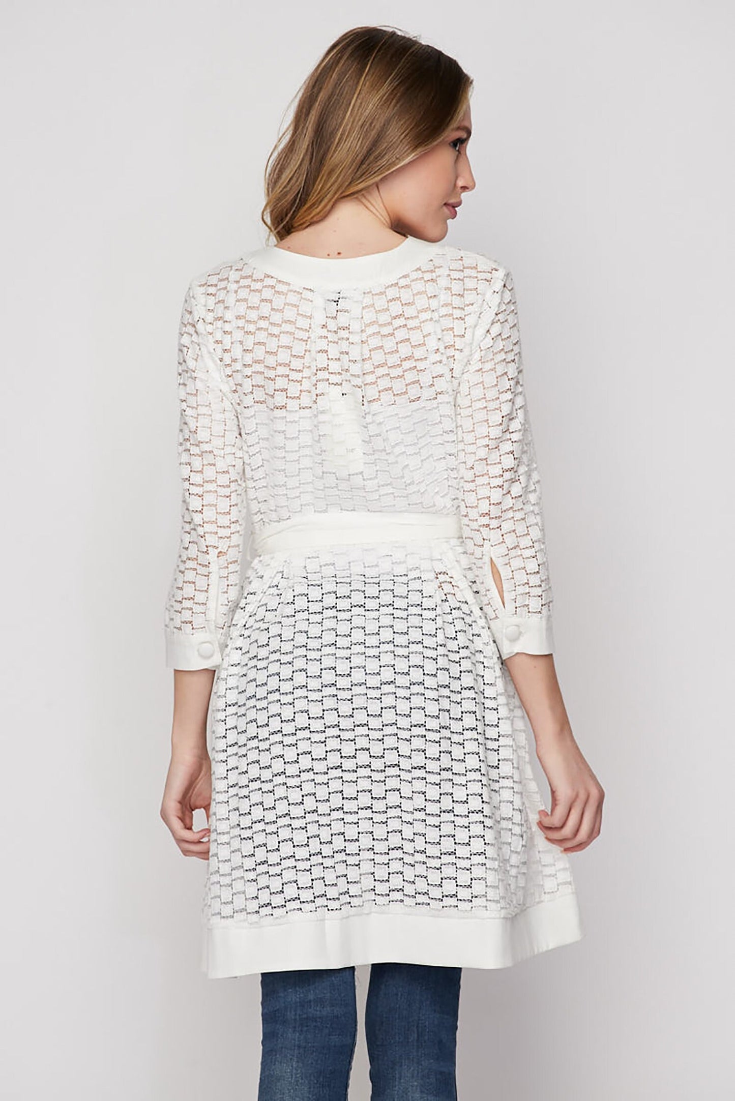 Eyelet Cardigan, Cover-up