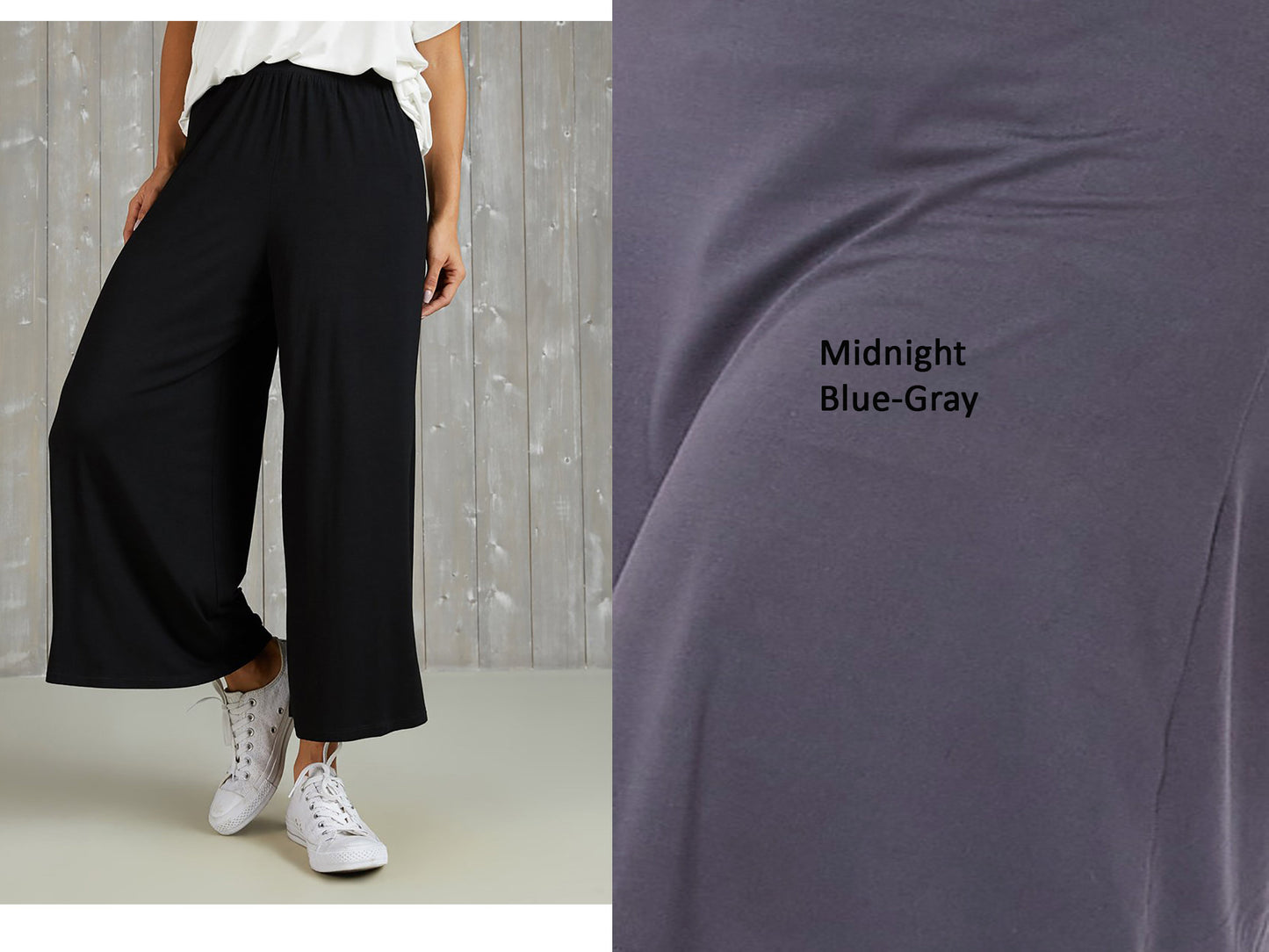 Upcycled butter Soft Lounge Pants with Pockets, Palazzo , Culottes, Plus Size Pants, Wide Leg, Pajama, Gaucho, Sustainable, Made in USA