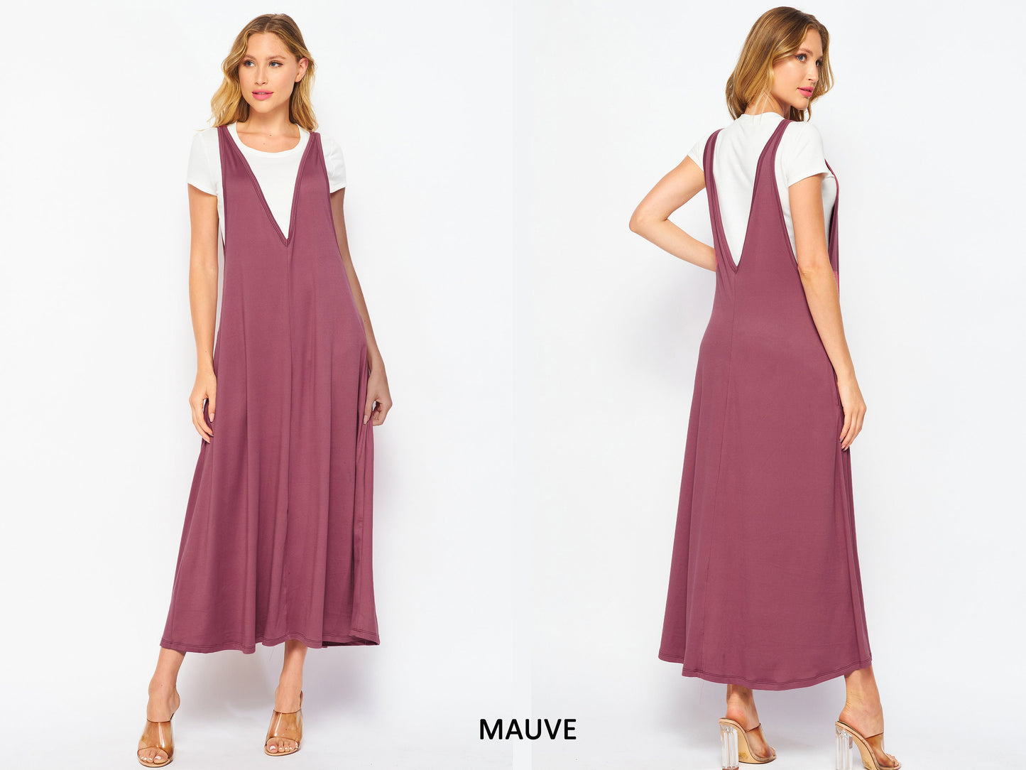Customizable Overall Flared Dress with Pockets - Maternity- Friendly - Pinafore/Suspender/Apron Style - Handcrafted in USA