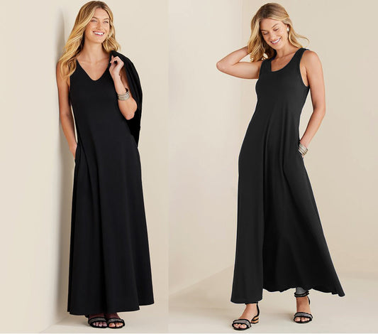 Customizable Sleeveless Ankle/Maxi Dress - Lightweight, Breathable, Maternity-Friendly - Handmade in USA