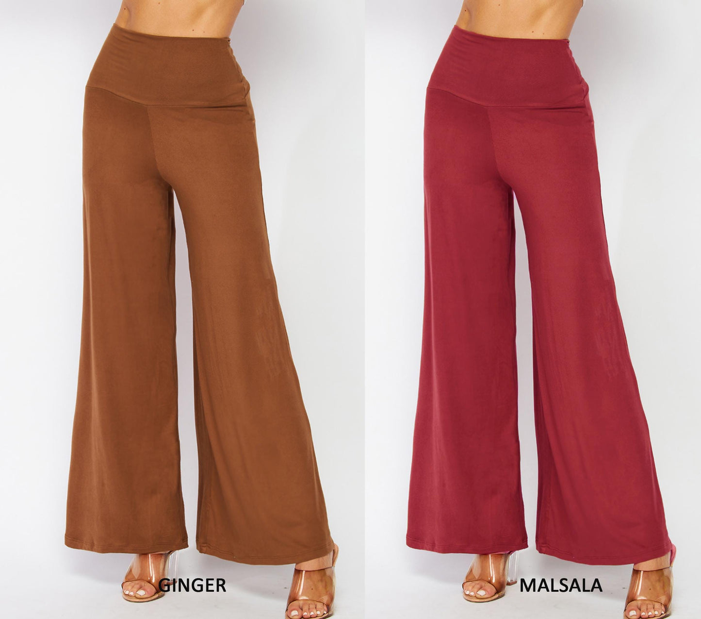 Upcycled Buttery Soft Wide Leg Yoga Pants, Palazzo, Made in USA