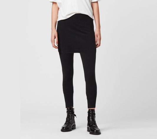 Skirted Leggings – Butter Soft, Travel-Friendly, Maternity-Friendly, Custom Length Available in Petite, Plus & Tall