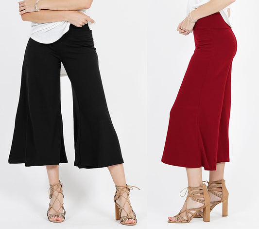 Ultra-Soft 4-Way Stretch Culotte – High-Waisted, Custom Fit, Maternity & Recovery Friendly