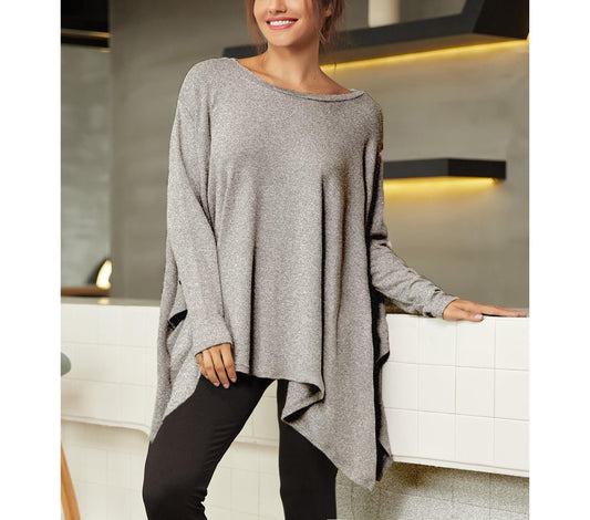 Hanky Hem Square-Shaped Oversized Top – Plus, Petite & Tall, Maternity Friendly, Versatile & Stylish